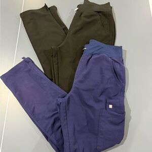 Figs Kade Scrub Bottoms MEDIUM TALL NAVY & BLACK Women’s